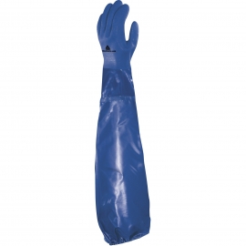 Rękawice ochronne chemiczne z PVC VE766 - 62 cm 